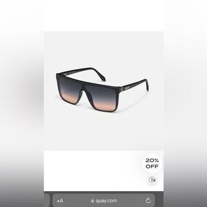 Quay nightfall women’s sunglasses . medium size non polarized.